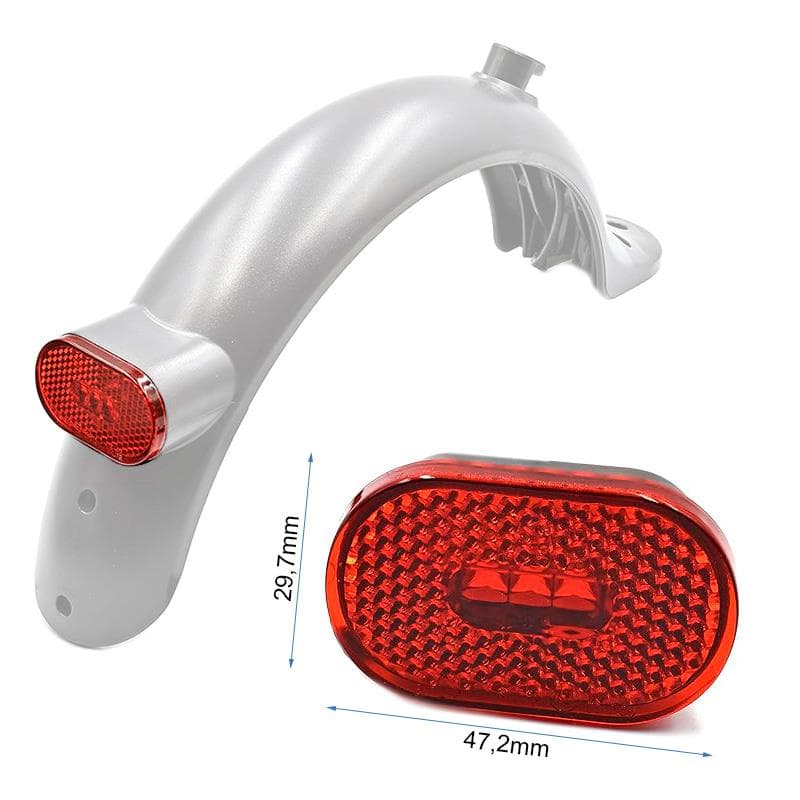 Lampa tylna na błotnik 5-12V do Xiaomi 1S, Essential, Pro2 i MI3 — zdjęcie 2