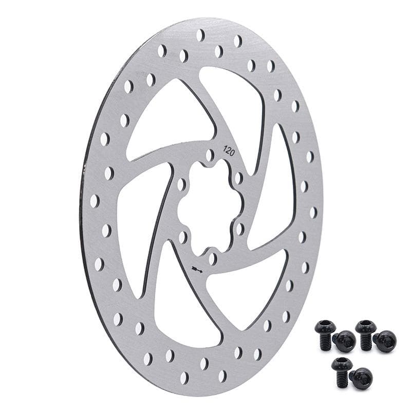 Tarcza hamulcowa 120mm 6H srebrna do Cecotec Outsider/Bongo serie A — zdjęcie 3