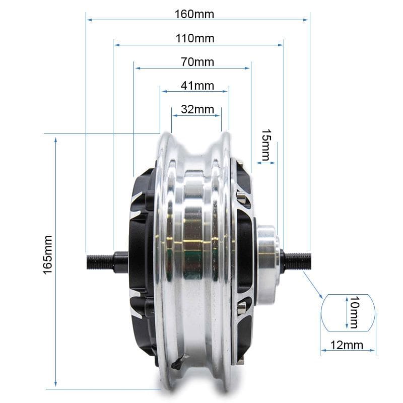 Silnik brushless 48V 500W 6/B40 — zdjęcie 2