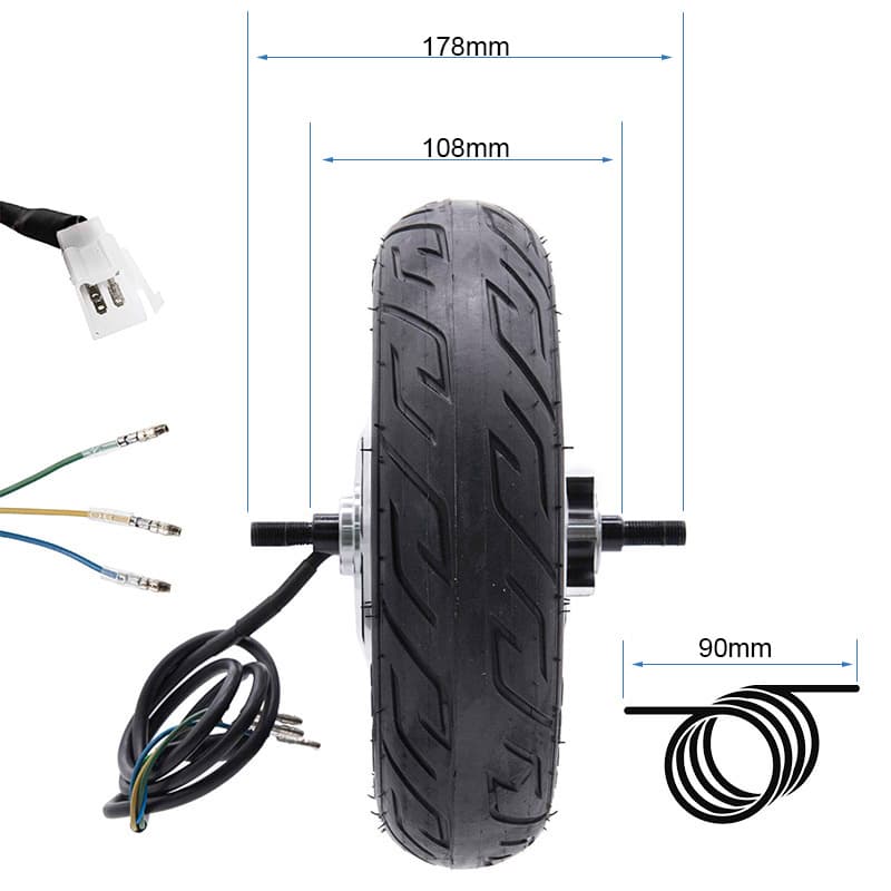 Silnik 48V 500W 6,5/B50 do Smartgyro Speedway/Rockway (tylny) — zdjęcie 2