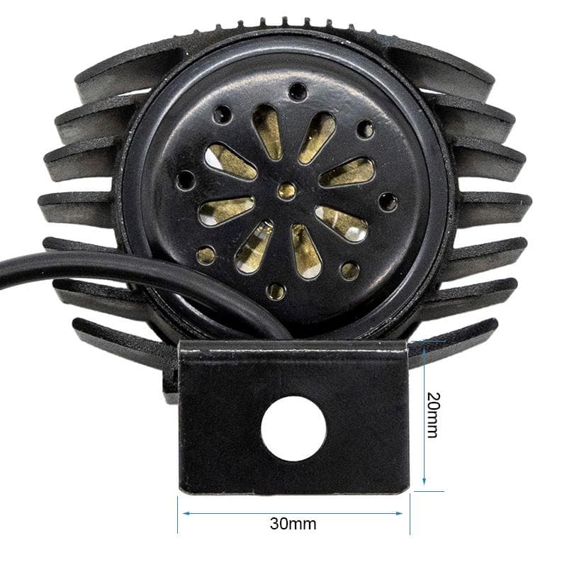 Lampa przednia LED z klaksonem FC1 12-72v — zdjęcie 3
