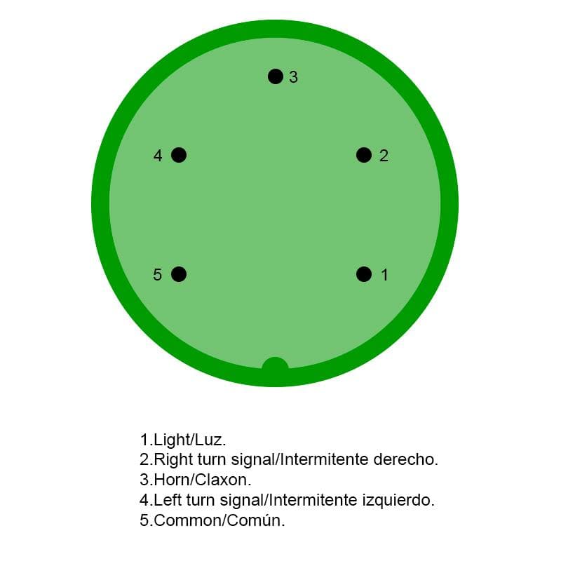 Panel przycisków do lampy i klaksonu — zdjęcie 2