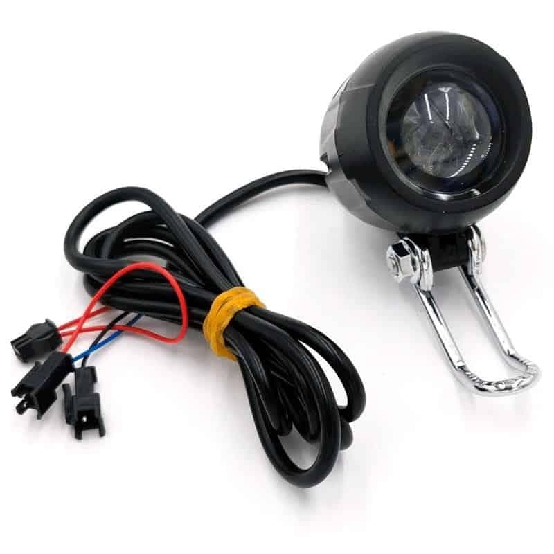 Lampa przednia LED z klaksonem 36V-60V ze złączem SM — zdjęcie 2