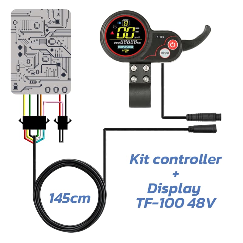 Zestaw elektroniki TF-100 36/48V 20A 500/800W — zdjęcie 2