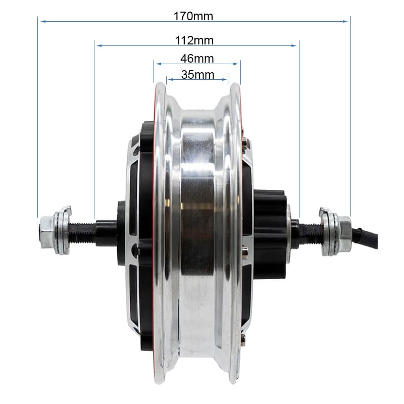 Silnik 48V 800W 6/B34 — zdjęcie 2