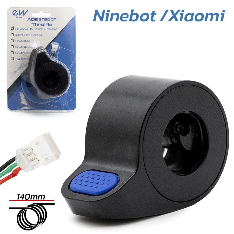 Manetka gazu Ninebot i Xiaomi niebieska - złącze JST ZH