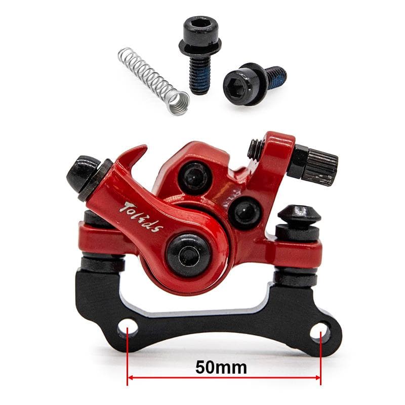 Zacisk hamulcowy CT005-M02 mechaniczny R 50mm czerwony [Tolids] — zdjęcie 2