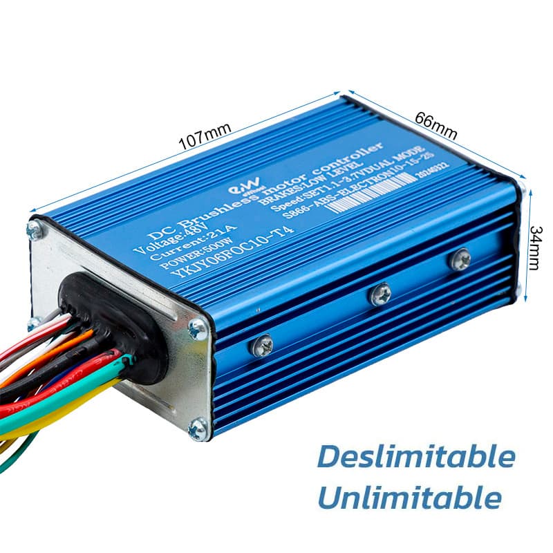 Sterownik 48V 21A 500W 10-15-25km/h z możliwością odblokowania - Smartgyro bez homologacji Rockway/Speedway — zdjęcie 2