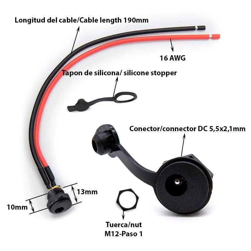 Port ładowania DC 5,5x2,1mm — zdjęcie 2
