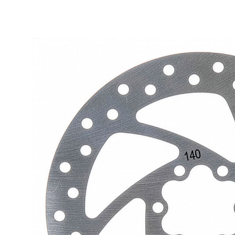 Tarcza hamulcowa 140mm 6H srebrna — zdjęcie 3