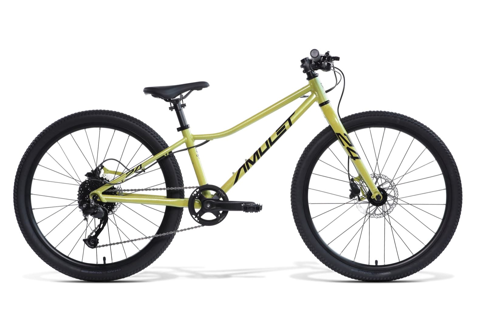 Rower dziecięcy Amulet 24 Youngster disc, yellow pearl/black