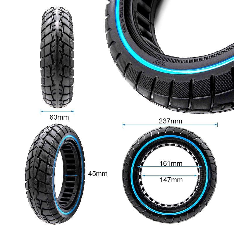 Koło pełne ultralekkie offroad niebieska linia 60/70-6,5/B44 — zdjęcie 2