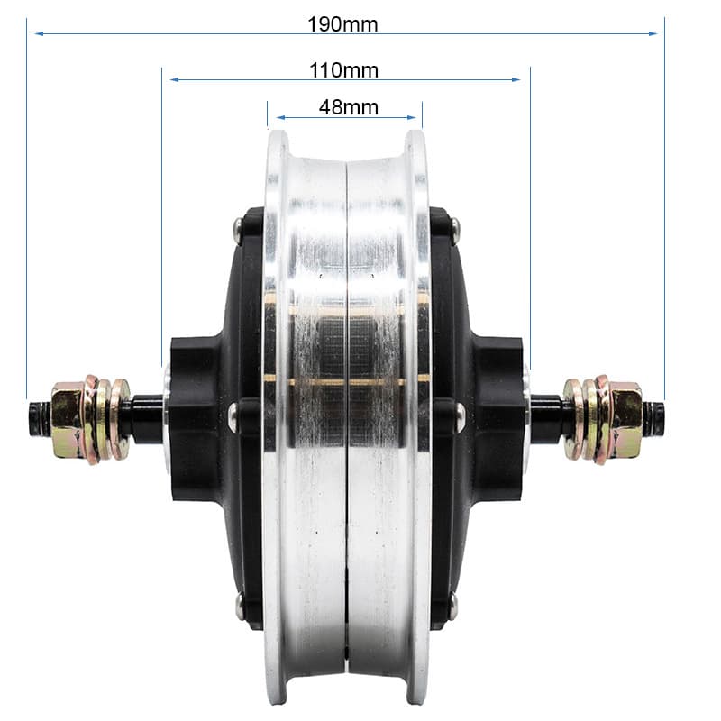 Silnik 52V 1200W 6/B38 KuKirin G3 Pro - krótki kabel — zdjęcie 2