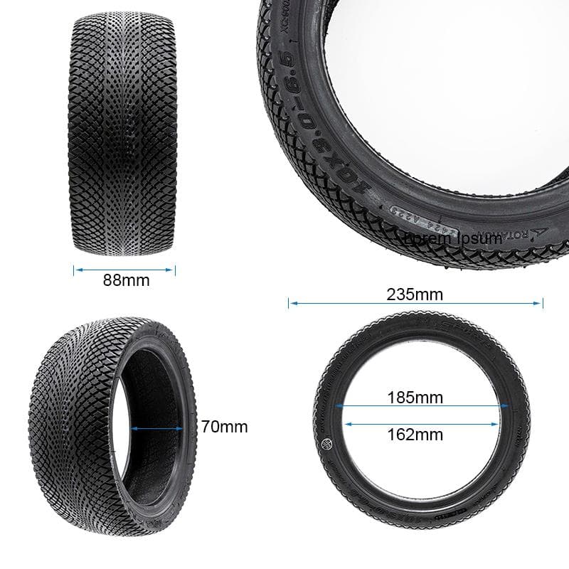 Opona bezdętkowa Offroad 10x3-6,5 [Xuancheng] — zdjęcie 2