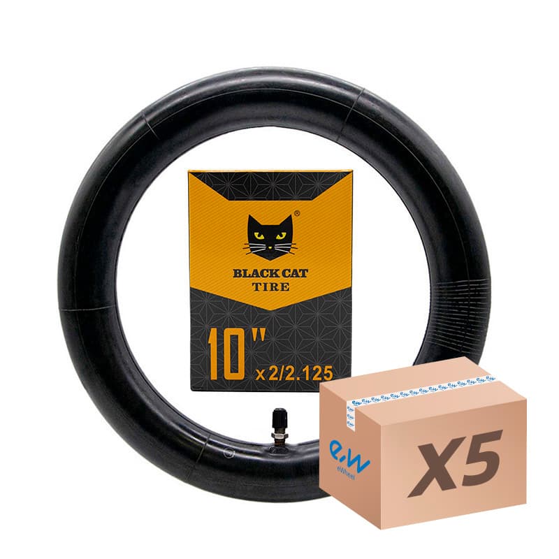 Dętka 10x2/2,125 Black Cat – zawór prosty – 5 szt