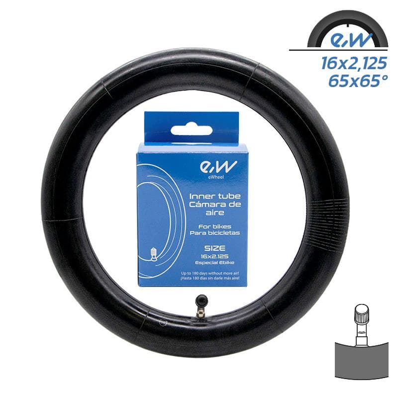 Dętka 16x2,125 VC 65x65º Ewheel — zdjęcie 5