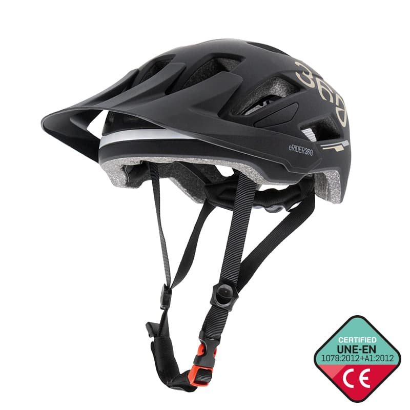 Kask Ventur Sport – czarny – z oświetleniem + kierunkowskazami