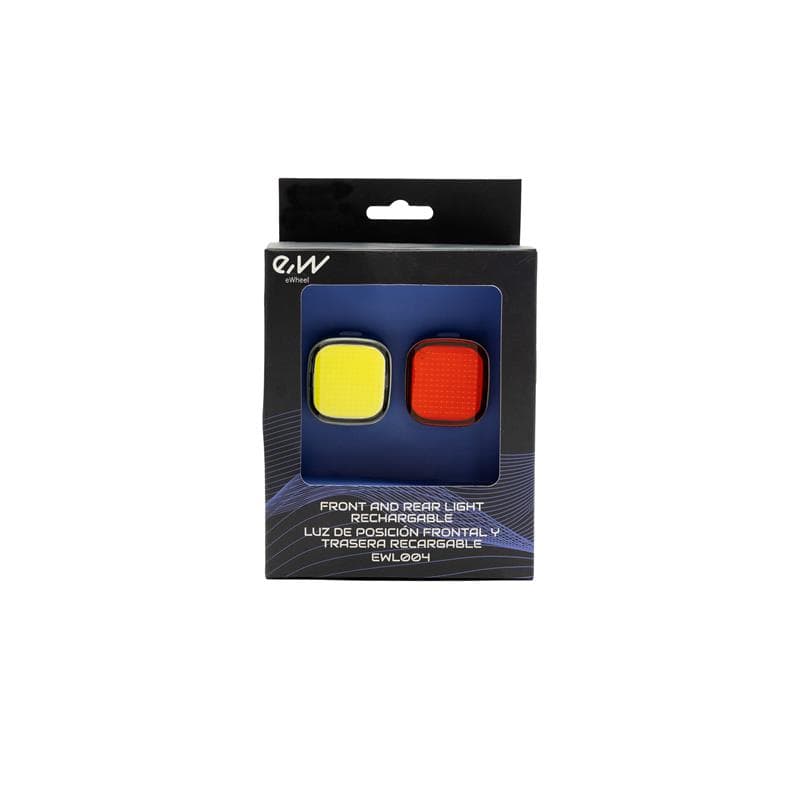 Komplet lamp przedniej i tylnej akumulatorowych EWL004 o wysokiej mocy — zdjęcie 6
