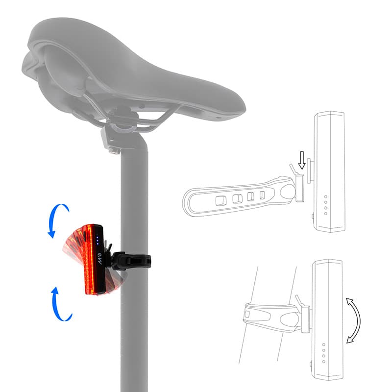 Lampa pozycyjna tylna akumulatorowa EWL008 — zdjęcie 2