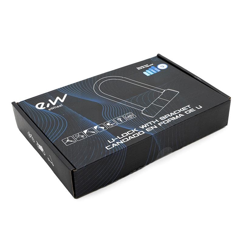 Zapięcie U-lock na klucz EWLK021 czarne — zdjęcie 6