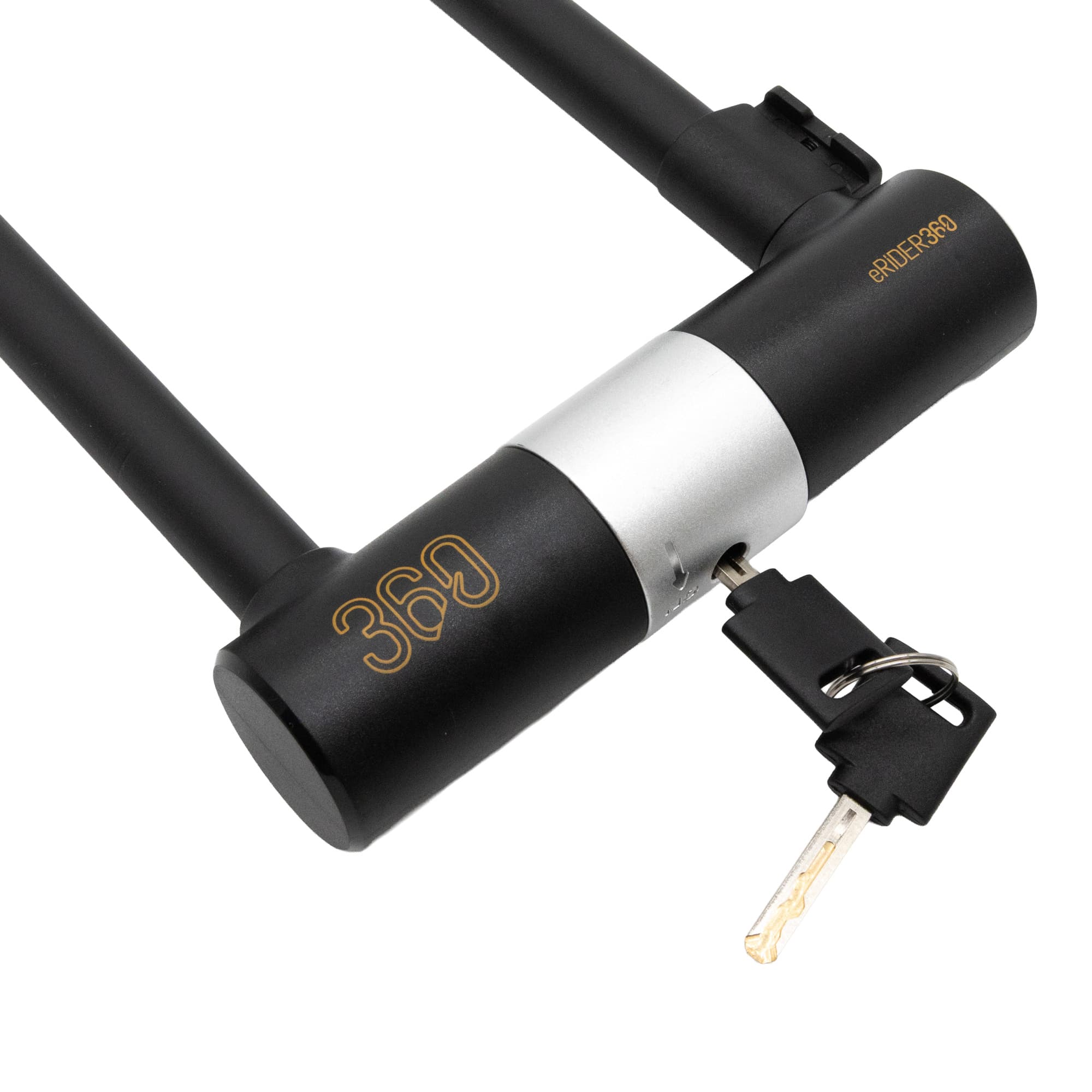 Zapięcie U-lock na klucz EWLK021 czarne — zdjęcie 2