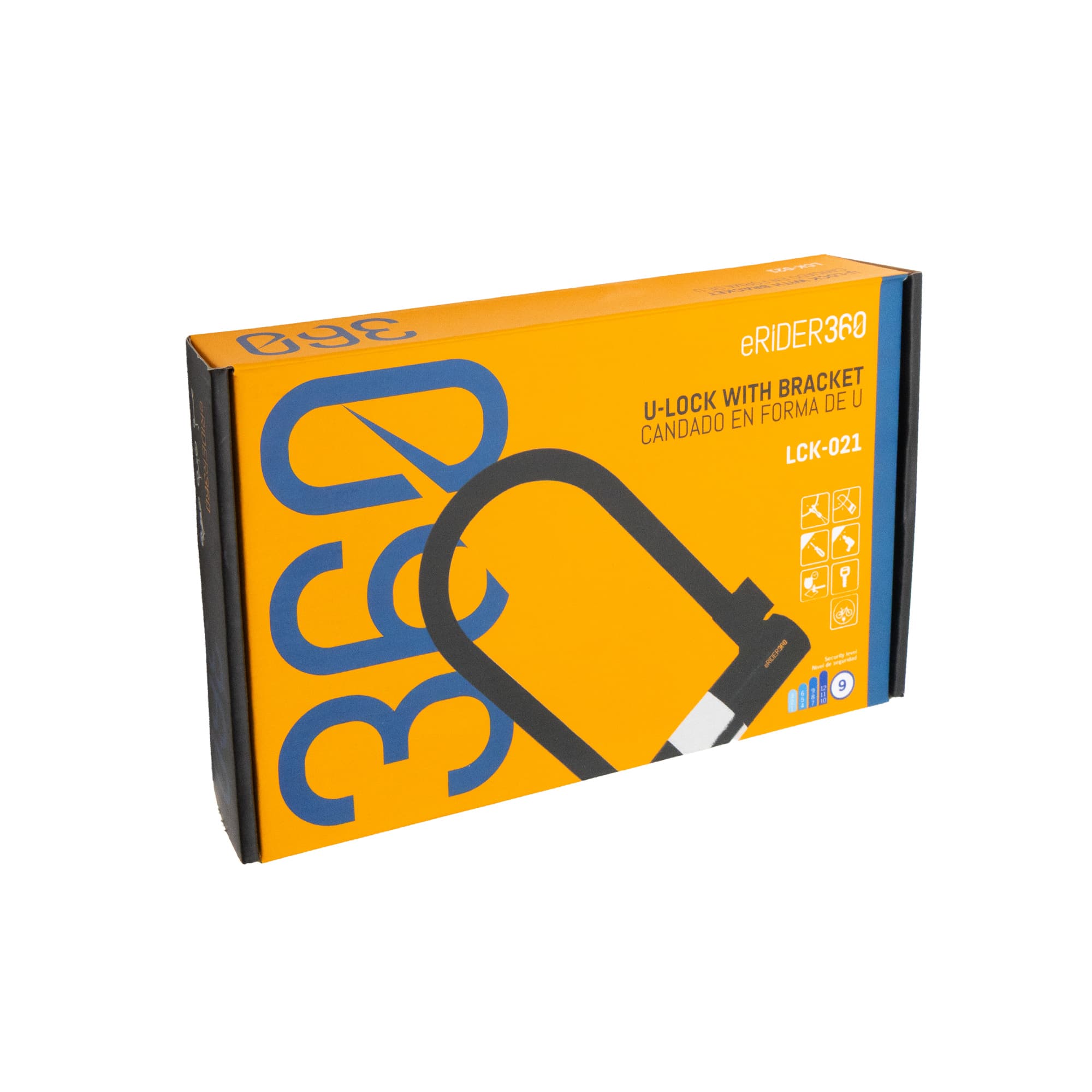 Zapięcie U-lock na klucz EWLK021 czarne — zdjęcie 5
