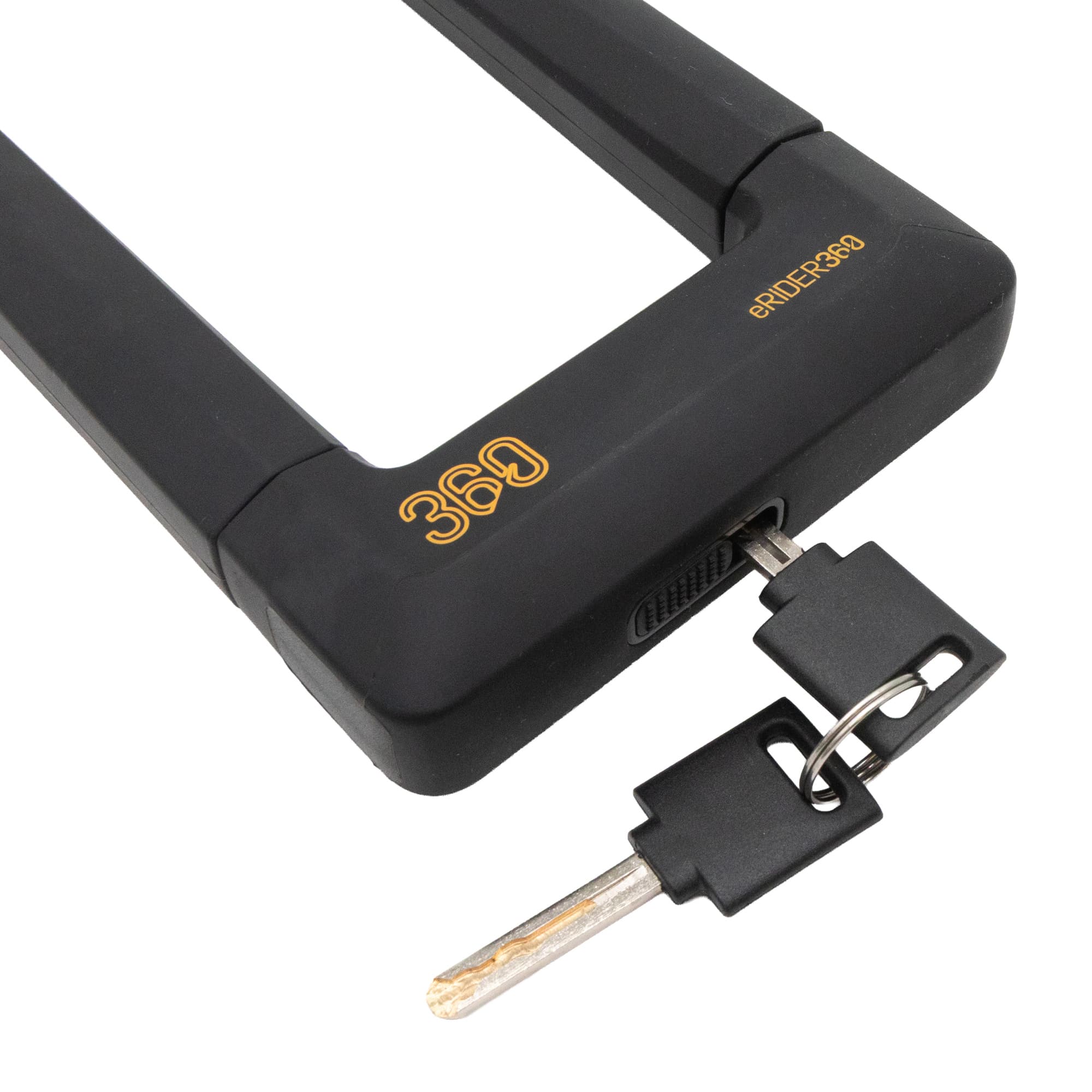 Zapięcie U-lock na klucz EWLK023 czarne — zdjęcie 2