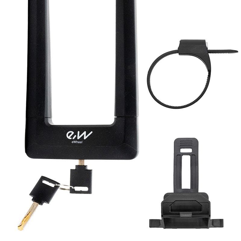 Zapięcie U-lock na klucz EWLK023 czarne — zdjęcie 12