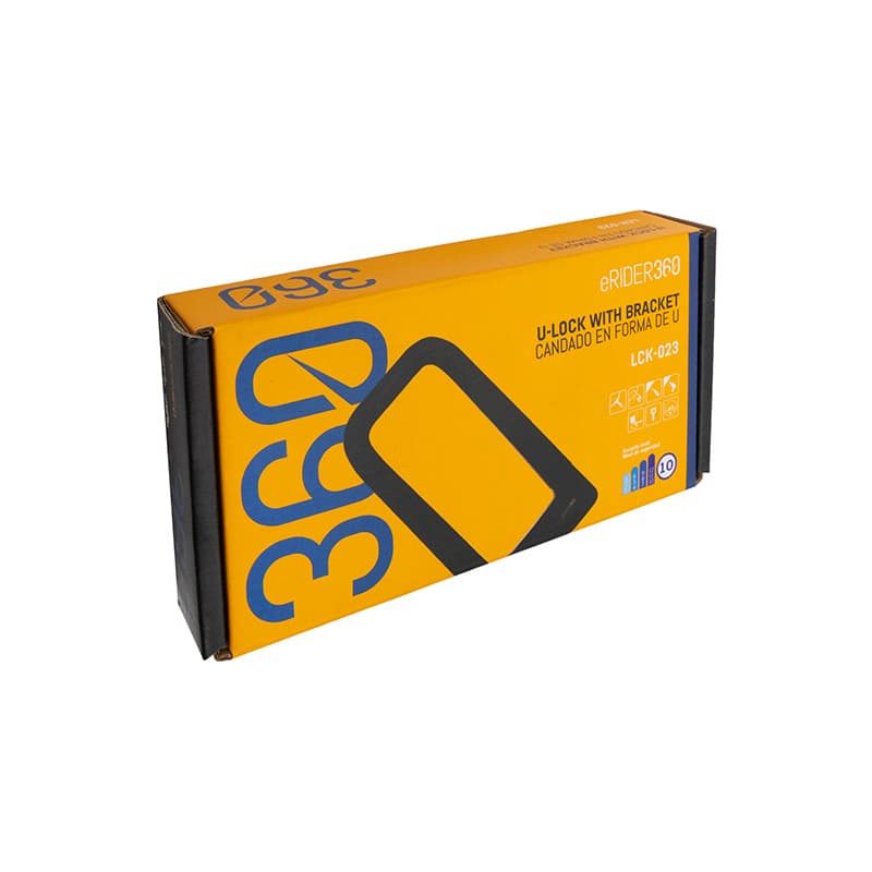 Zapięcie U-lock na klucz EWLK023 czarne — zdjęcie 8
