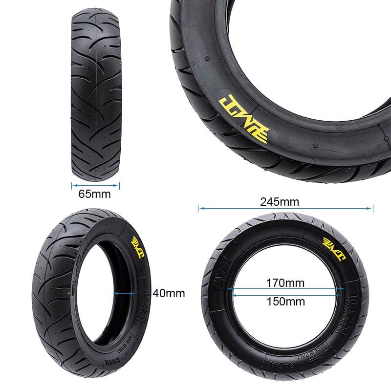 Opona bezdętkowa radialna E-Fire 65/250-6 (10x2,50-6) — zdjęcie 2