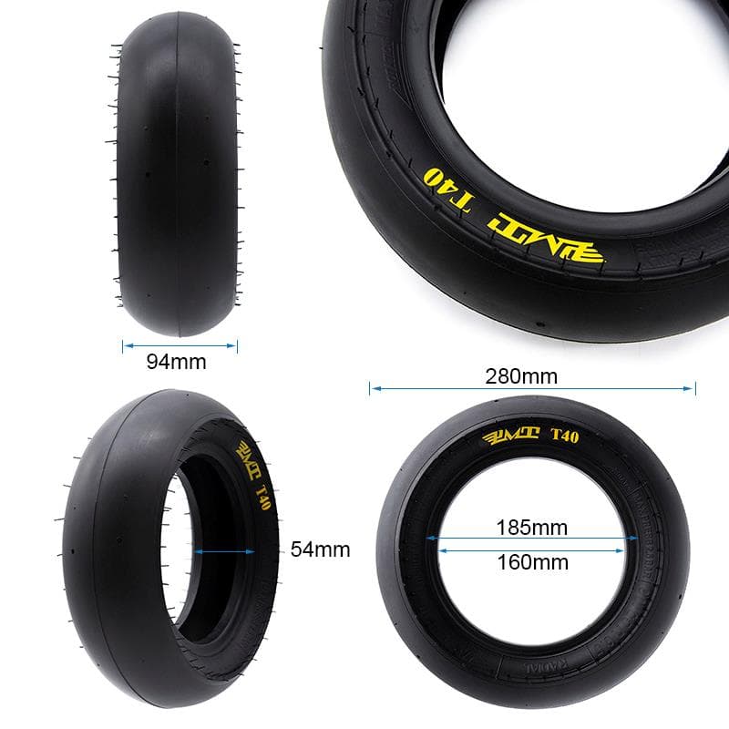 Opona bezdętkowa radialna T40 Slick 90/65R6,5 [PMT] — zdjęcie 2