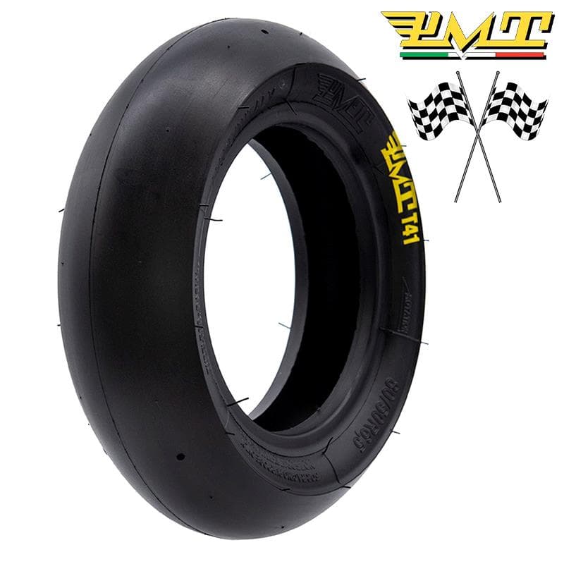 Opona bezdętkowa radialna soft T41 Slick 80/50-6,5 [PMT]