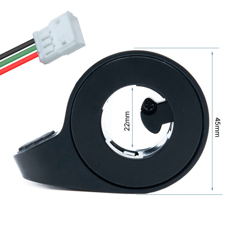 Manetka gazu czarna 13 cm Ninebot E2 E / E2 Plus [Ninebot] – złącze JST ZH — zdjęcie 2