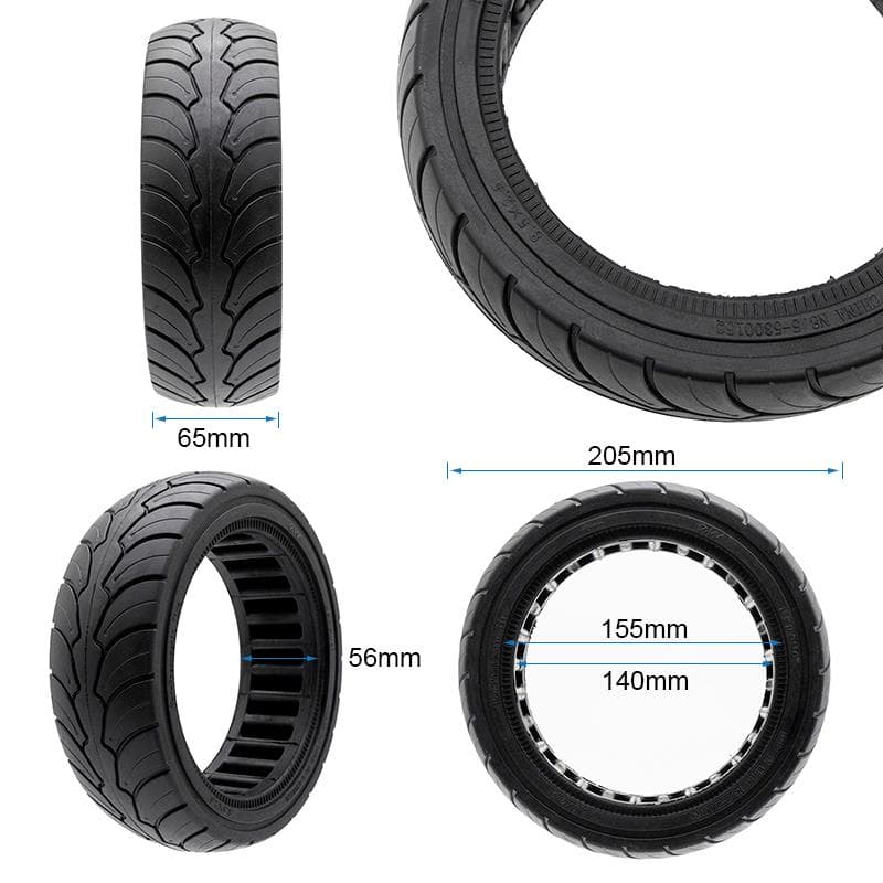 Koło pełne ultralekkie 8,5x2,5-6,1/B58 Ewheel — zdjęcie 2