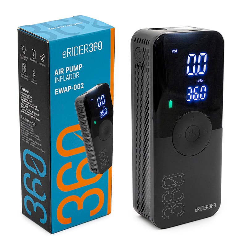 Pompka elektryczna AIR-002 premium przenośna z funkcją power banku — zdjęcie 7