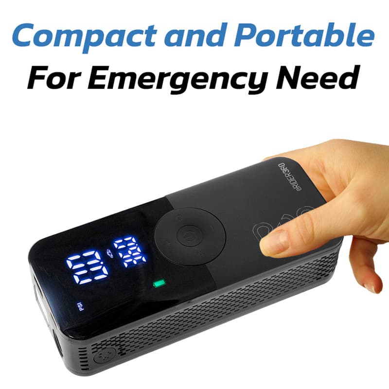 Pompka elektryczna AIR-002 premium przenośna z funkcją power banku — zdjęcie 6