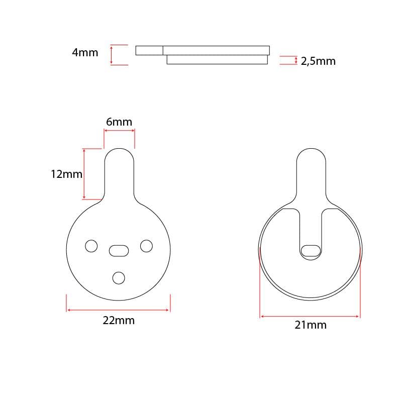 Klocki hamulcowe żywiczne CT-011-R – 20 kompletów — zdjęcie 2