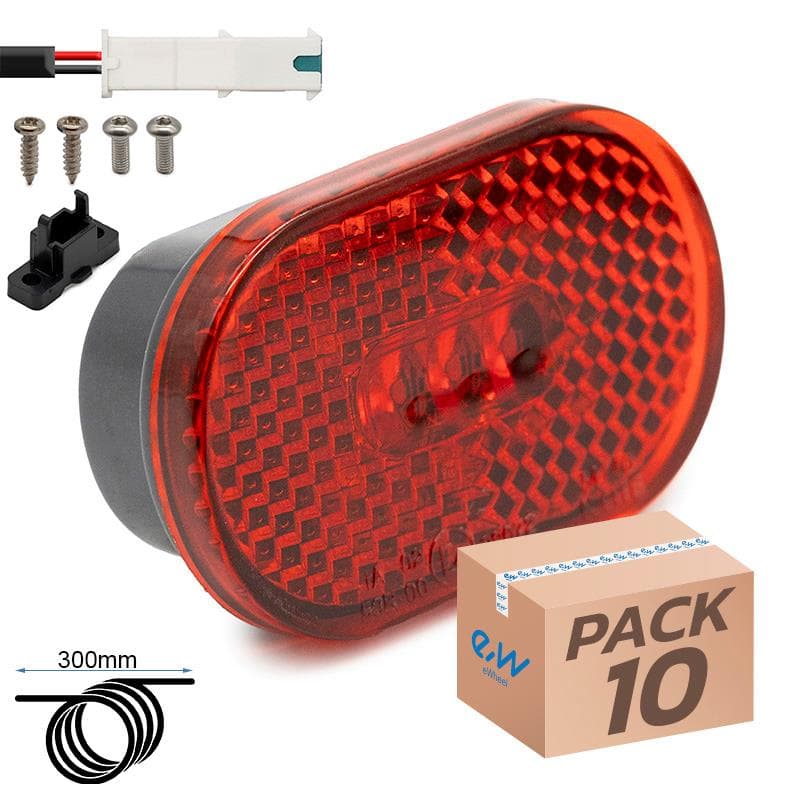 Lampa tylna na błotnik 5-12V do Xiaomi 1S, Essential, Pro2 i MI3 – 10 szt