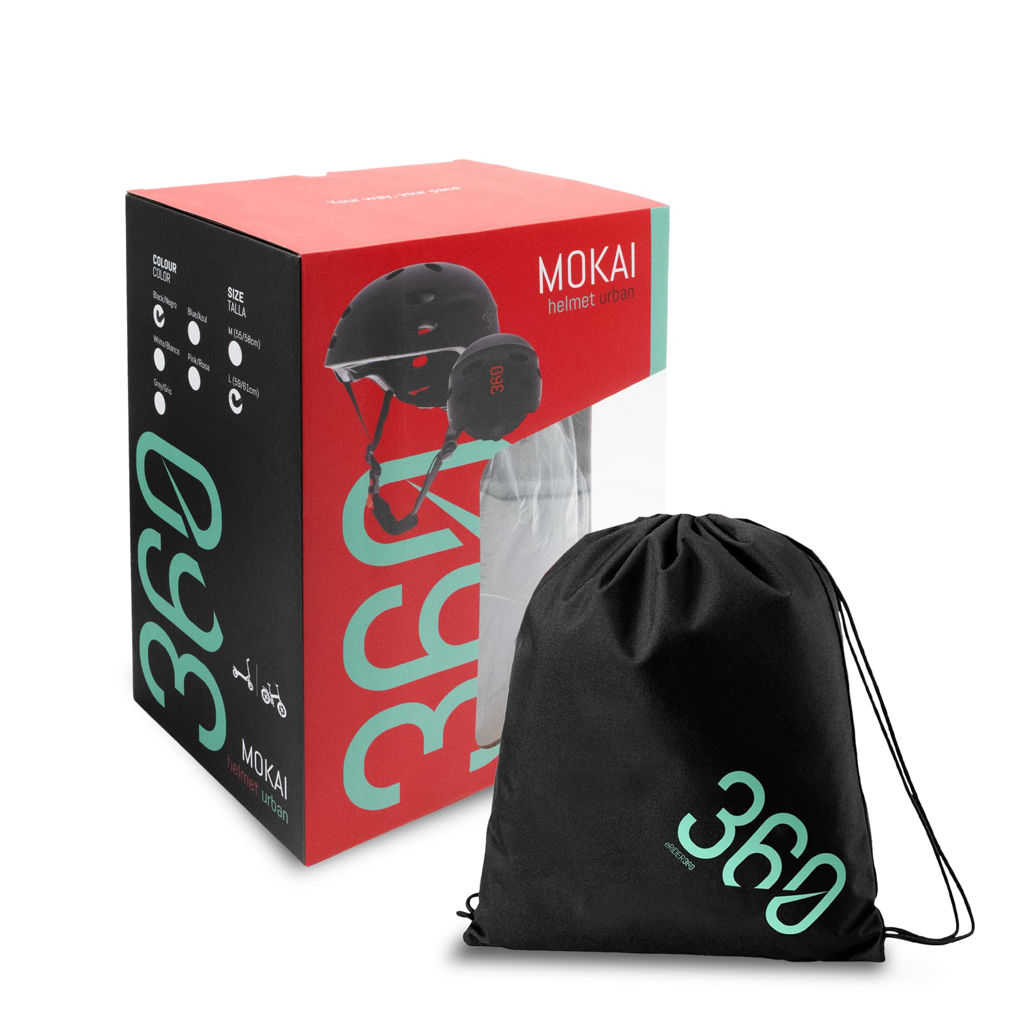 Kask Mokai Urban – biały — zdjęcie 6