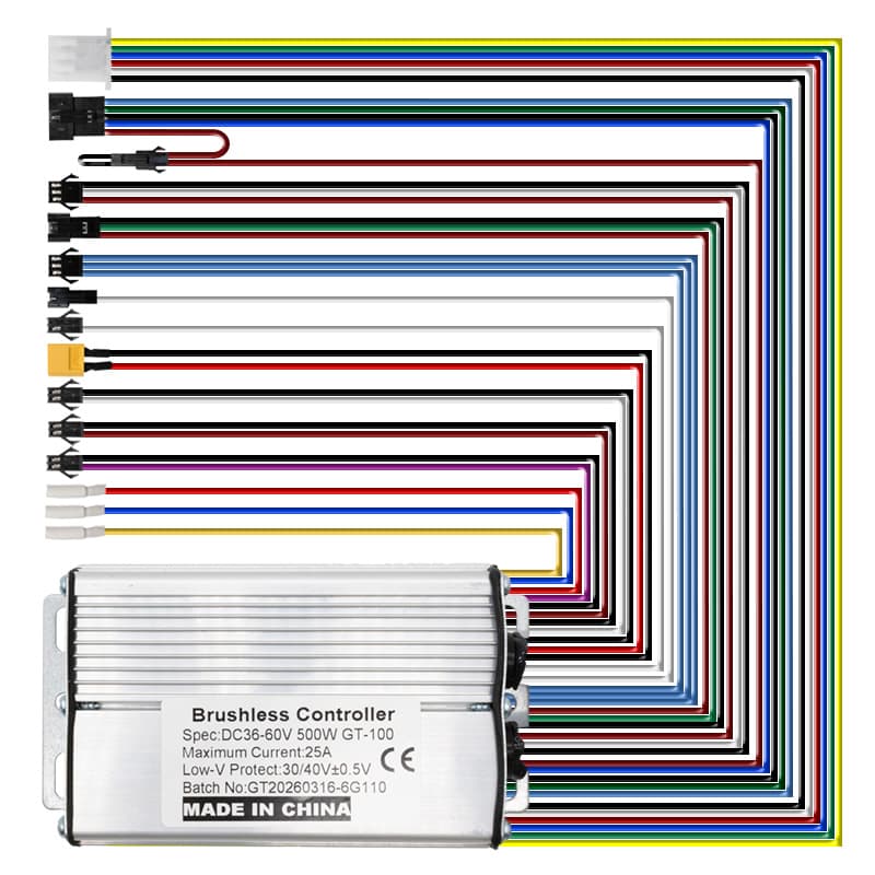 Zestaw elektroniki GT100 36/60V 25A 500W