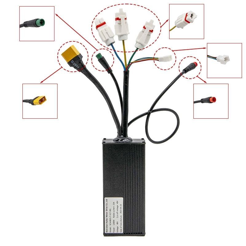 Zestaw elektroniki KC4 48V 25A 1200W do Cecotec Bongo Z (złącze XT90) [Cecotec] — zdjęcie 4