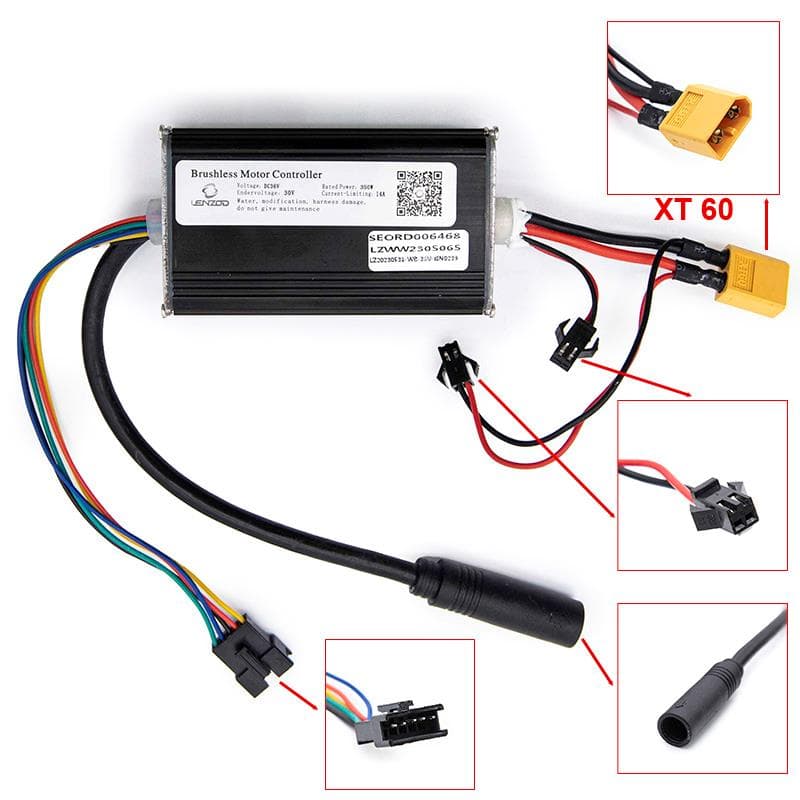Zestaw elektroniki KC10 36V 14A 350W do nowego modelu Kugoo S1 [Kugoo] — zdjęcie 16