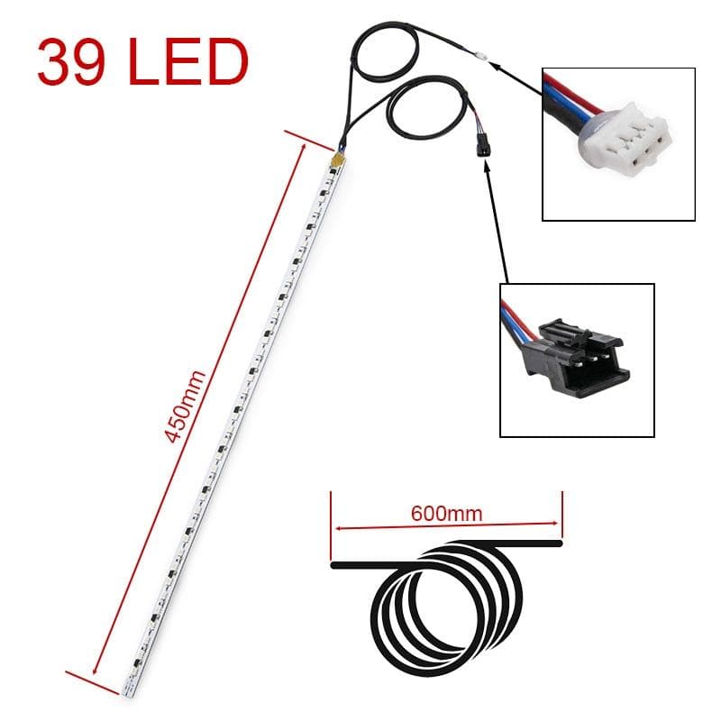 Taśma LED RGB programowalna 12V [Minimotors] - 0,45M