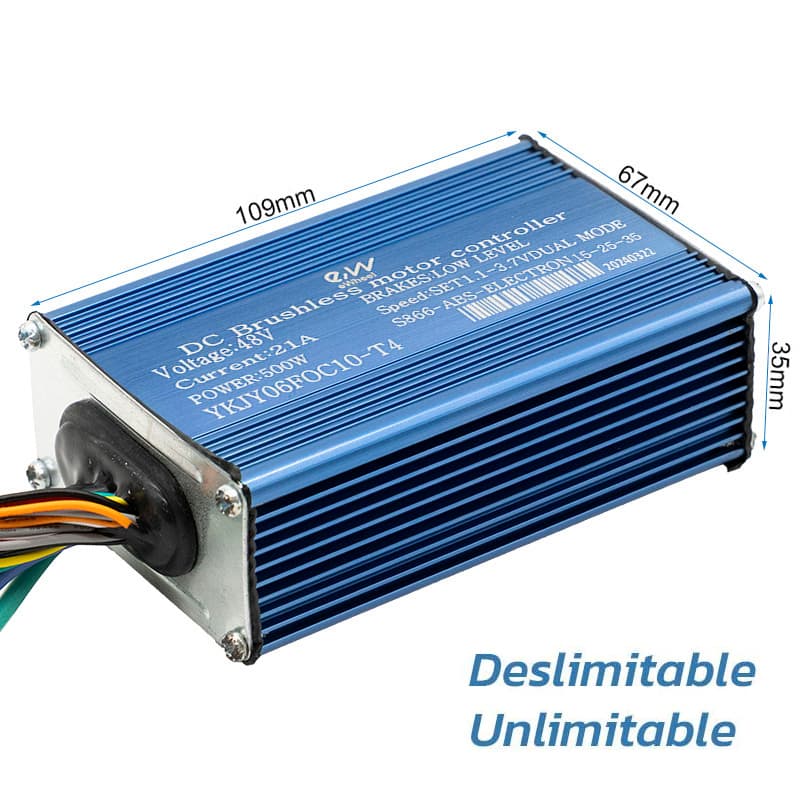 Sterownik 48V 21A 500W 10-25-35km/h z możliwością odblokowania - Smartgyro niehomologowany Rockway/Speedway — zdjęcie 2