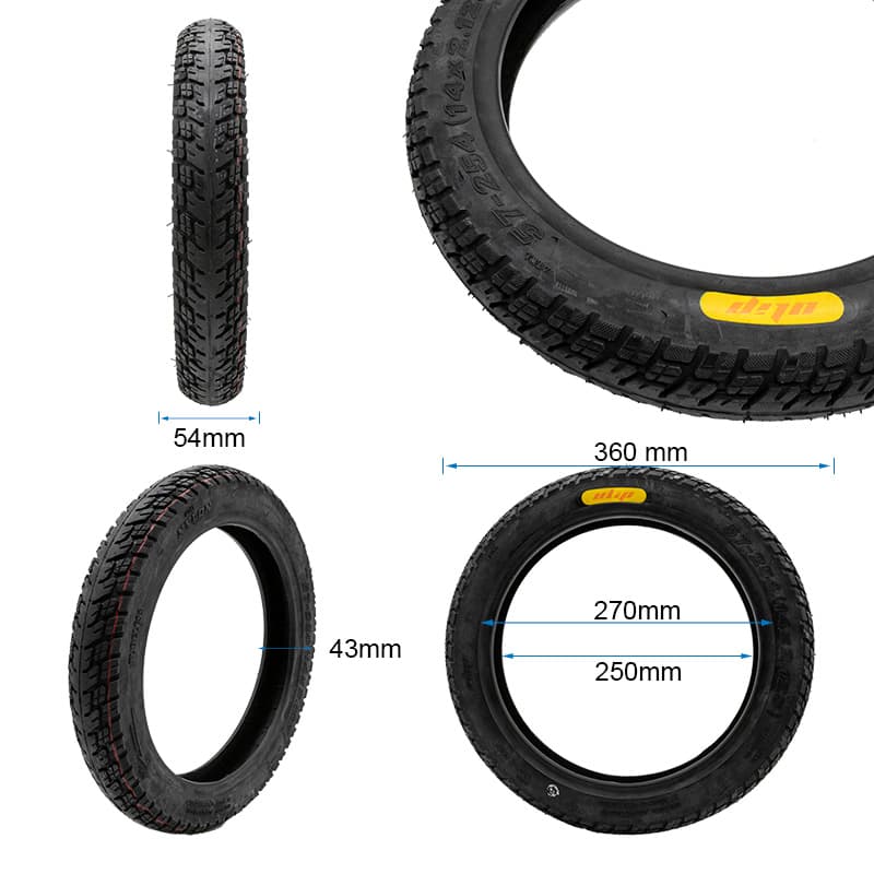 Opona bezdętkowa off-road 14X2,125(57-254) — zdjęcie 2