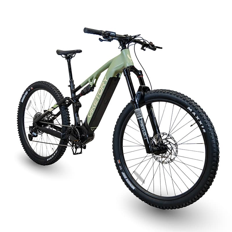 Rower górski Terram 2,0 - MTB - zielony sierra/czarny — zdjęcie 2