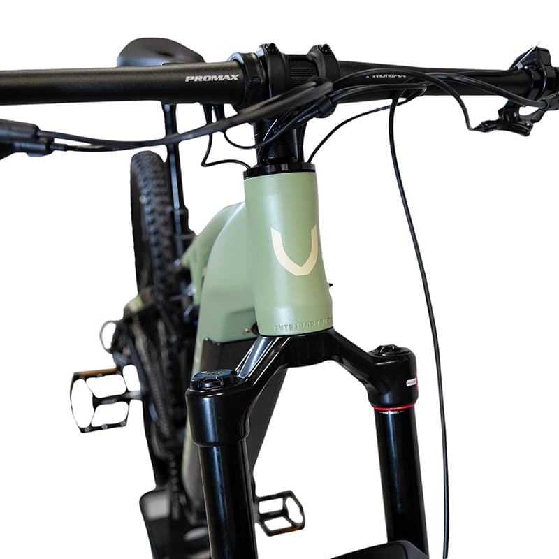 Rower górski Terram 2,0 - MTB - zielony sierra/czarny — zdjęcie 5