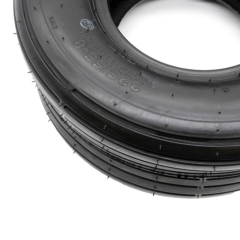 Opona bezdętkowa 18x9,5-8 / 225/55-8 gładka [Feiben] — zdjęcie 5
