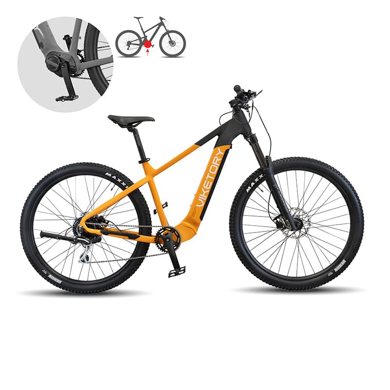 Rower górski Roktar +Plus – MTB – czarny/pomarańczowy — zdjęcie 7
