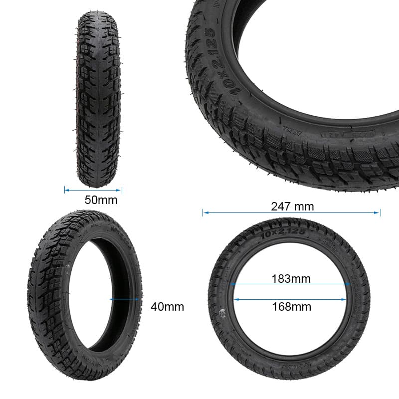 Opona bezdętkowa off-road 10x2,125-6 — zdjęcie 2